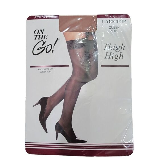 Thigh high lace top stocking - Picture 1 of 2